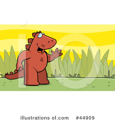 Royalty-Free (RF) Dinosaur Clipart Illustration by Cory Thoman - Stock Sample #44909