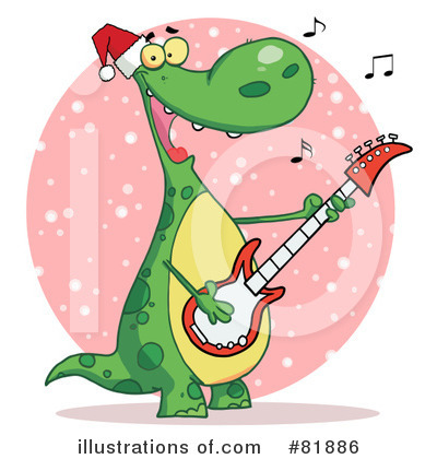 Royalty-Free (RF) Dinosaur Clipart Illustration by Hit Toon - Stock Sample #81886