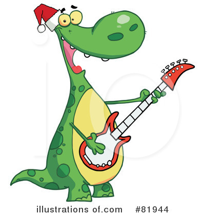 Royalty-Free (RF) Dinosaur Clipart Illustration by Hit Toon - Stock Sample #81944