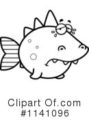 Dinosaur Fish Clipart #1141096 by Cory Thoman