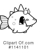 Dinosaur Fish Clipart #1141101 by Cory Thoman