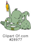 Dinosaurs Clipart #28977 by djart