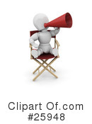 Directors Chair Clipart #25948 by KJ Pargeter