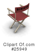Directors Chair Clipart #25949 by KJ Pargeter