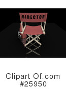 Directors Chair Clipart #25950 by KJ Pargeter