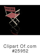 Directors Chair Clipart #25952 by KJ Pargeter