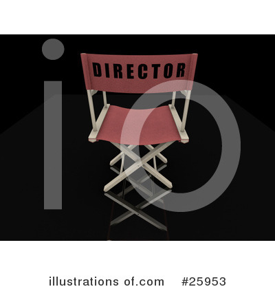 Directors Chair Clipart #25953 by KJ Pargeter
