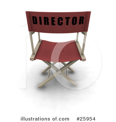 Directors Chair Clipart #25954 by KJ Pargeter