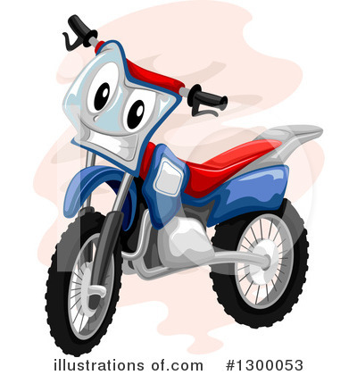 Royalty-Free (RF) Dirt Bike Clipart Illustration by BNP Design Studio - Stock Sample #1300053