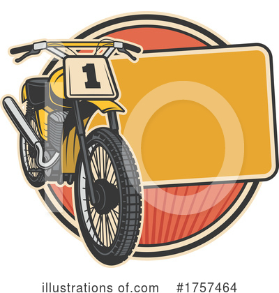 Motorbike Clipart #1757464 by Vector Tradition SM