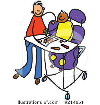 Royalty-Free (RF) Disabled Clipart Illustration by Prawny - Stock Sample #214651