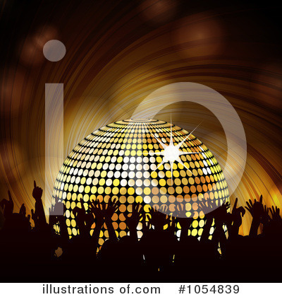 Royalty-Free (RF) Disco Ball Clipart Illustration by elaineitalia - Stock Sample #1054839
