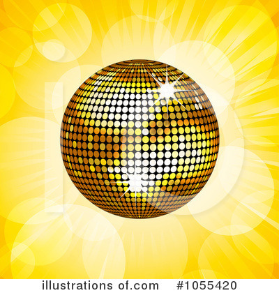 Royalty-Free (RF) Disco Ball Clipart Illustration by elaineitalia - Stock Sample #1055420