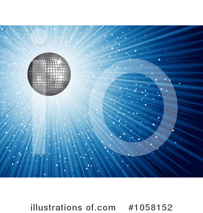Royalty-Free (RF) Disco Ball Clipart Illustration by KJ Pargeter - Stock Sample #1058152