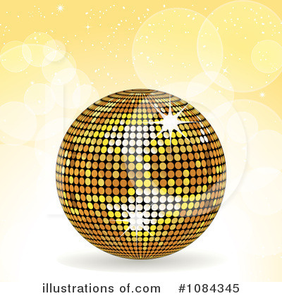 Royalty-Free (RF) Disco Ball Clipart Illustration by elaineitalia - Stock Sample #1084345