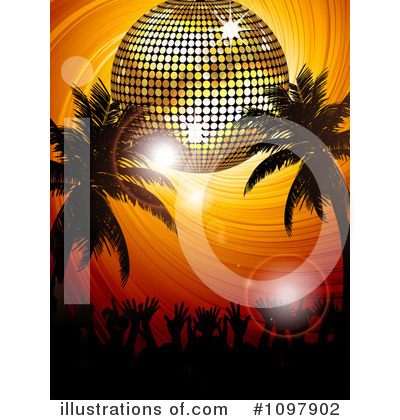 Royalty-Free (RF) Disco Ball Clipart Illustration by elaineitalia - Stock Sample #1097902