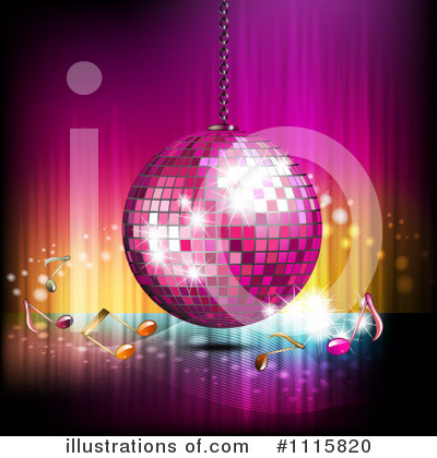 Royalty-Free (RF) Disco Ball Clipart Illustration by merlinul - Stock Sample #1115820