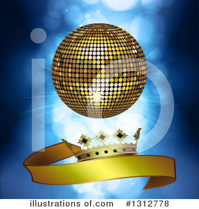 Royalty-Free (RF) Disco Ball Clipart Illustration by elaineitalia - Stock Sample #1312778