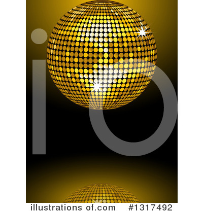 Royalty-Free (RF) Disco Ball Clipart Illustration by elaineitalia - Stock Sample #1317492