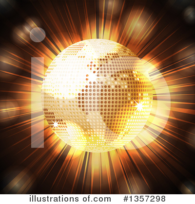Royalty-Free (RF) Disco Ball Clipart Illustration by elaineitalia - Stock Sample #1357298