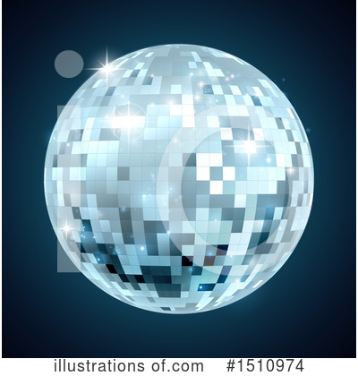 Royalty-Free (RF) Disco Ball Clipart Illustration by AtStockIllustration - Stock Sample #1510974