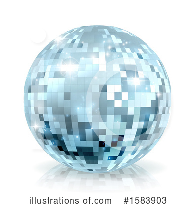 Royalty-Free (RF) Disco Ball Clipart Illustration by AtStockIllustration - Stock Sample #1583903
