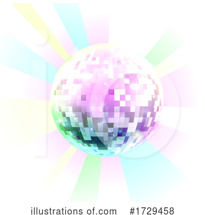 Disco Ball Clipart #1729458 by AtStockIllustration