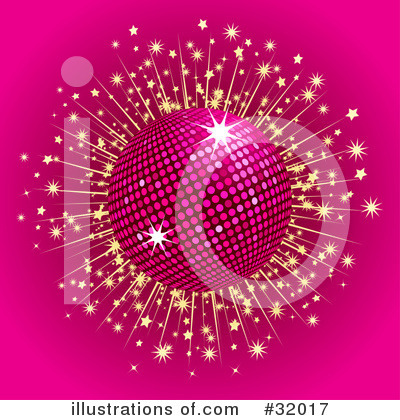 Royalty-Free (RF) Disco Ball Clipart Illustration by elaineitalia - Stock Sample #32017