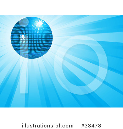 Royalty-Free (RF) Disco Ball Clipart Illustration by elaineitalia - Stock Sample #33473