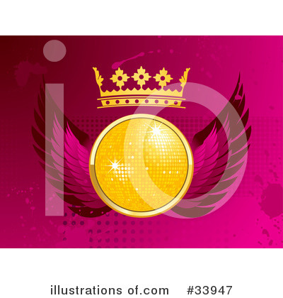 Royalty-Free (RF) Disco Ball Clipart Illustration by elaineitalia - Stock Sample #33947
