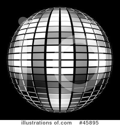 Royalty-Free (RF) Disco Ball Clipart Illustration by ShazamImages - Stock Sample #45895
