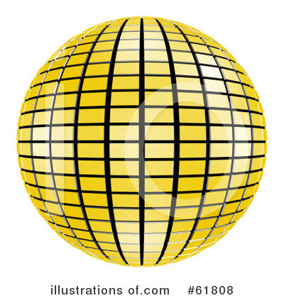 Royalty-Free (RF) Disco Ball Clipart Illustration by ShazamImages - Stock Sample #61808