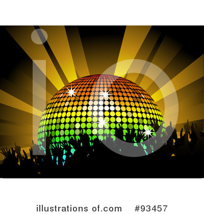 Royalty-Free (RF) Disco Ball Clipart Illustration by elaineitalia - Stock Sample #93457