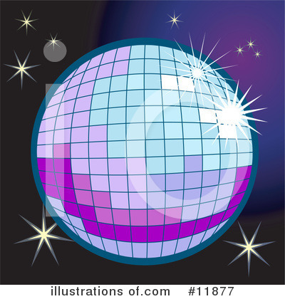 Disco Ball Clipart #11877 by AtStockIllustration