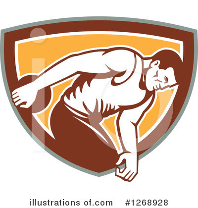 Royalty-Free (RF) Discus Clipart Illustration by patrimonio - Stock Sample #1268928