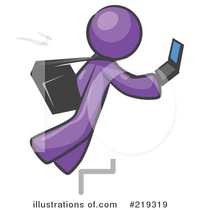 Royalty-Free (RF) Distracted Clipart Illustration by Leo Blanchette - Stock Sample #219319