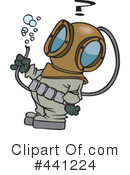 Diver Clipart #441224 by toonaday