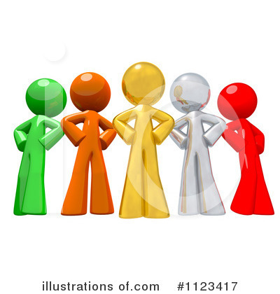Diversity Clipart #1123417 by Leo Blanchette