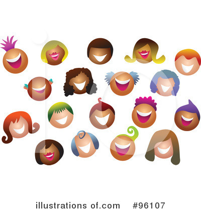 Royalty-Free (RF) Diversity Clipart Illustration by Prawny - Stock Sample #96107
