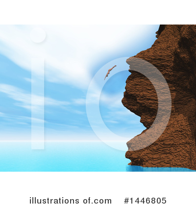 Cliff Clipart #1446805 by KJ Pargeter