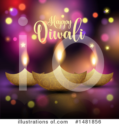 Royalty-Free (RF) Diwali Clipart Illustration by KJ Pargeter - Stock Sample #1481856