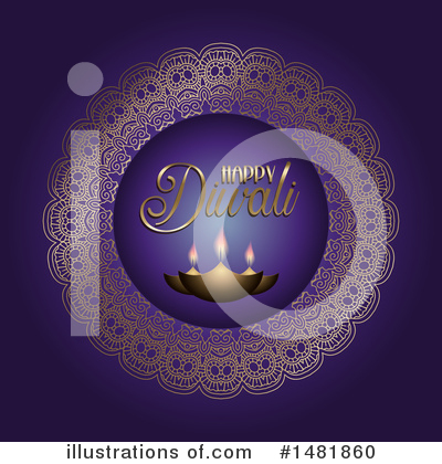 Royalty-Free (RF) Diwali Clipart Illustration by KJ Pargeter - Stock Sample #1481860