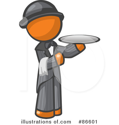Waiters Clipart #86601 by Leo Blanchette