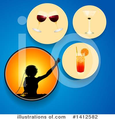 Cocktail Clipart #1412582 by elaineitalia