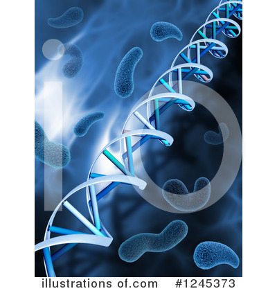 Royalty-Free (RF) Dna Clipart Illustration by KJ Pargeter - Stock Sample #1245373