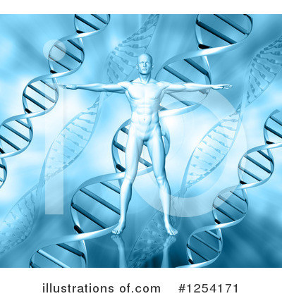 Royalty-Free (RF) Dna Clipart Illustration by KJ Pargeter - Stock Sample #1254171