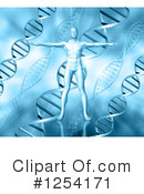 Dna Clipart #1254171 by KJ Pargeter