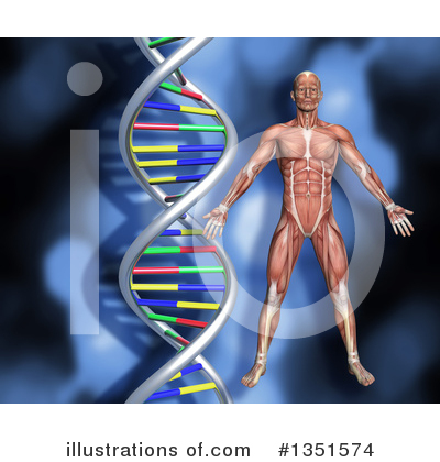 Royalty-Free (RF) Dna Clipart Illustration by KJ Pargeter - Stock Sample #1351574