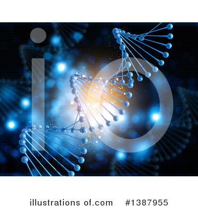 Royalty-Free (RF) Dna Clipart Illustration by KJ Pargeter - Stock Sample #1387955
