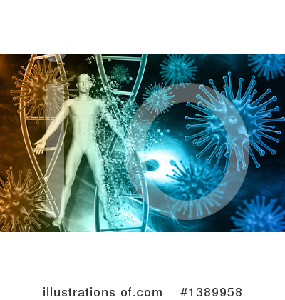 Royalty-Free (RF) Dna Clipart Illustration by KJ Pargeter - Stock Sample #1389958